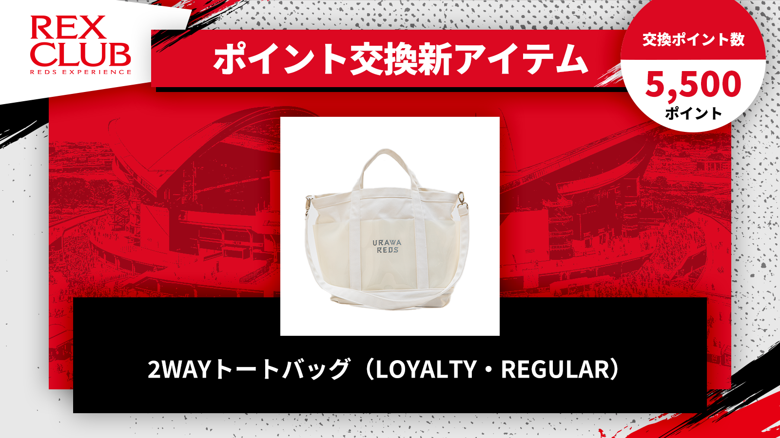 REX CLUB】ポイント交換 新アイテム『防水ビッグトートバッグ(65L