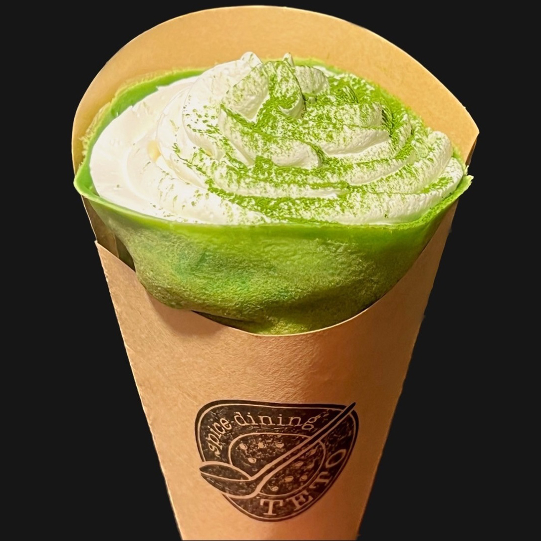 埼スタ横丁(coedo Jam3281)『狭山茶ホイップクレープ』