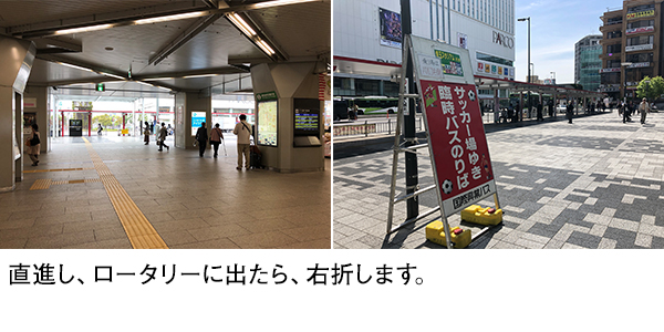 JR浦和駅東口 臨時シャトルバス乗り場_2