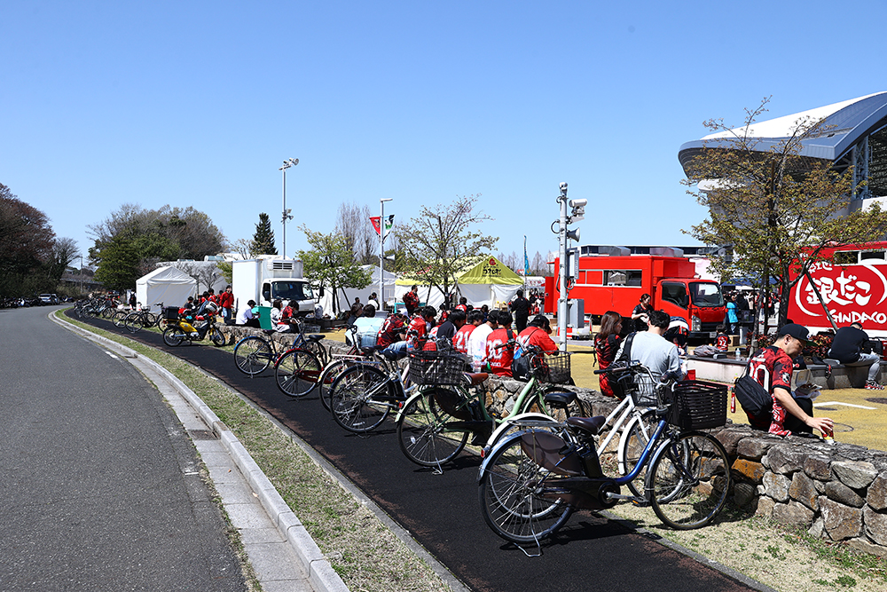 Bicycle parking lot