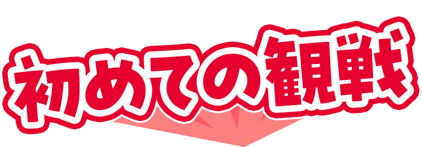 初めての観戦