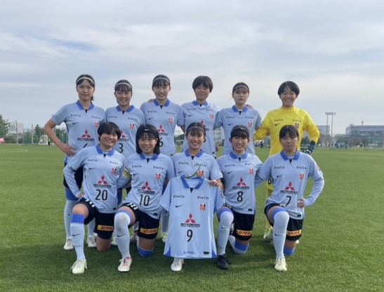 【非売品】浦和レッズ前身・三菱重工業サッカー部ユニフォーム(青・長袖) 三菱重工浦和レッズレディース | #高橋はな 選手の武南警察署