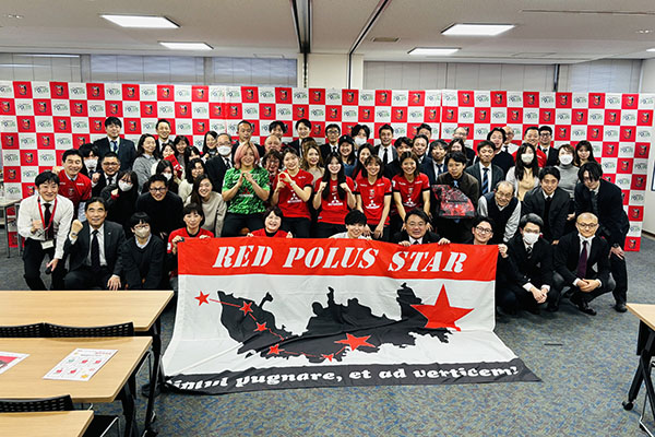 【活動報告】5選手がポラス株式会社を訪問