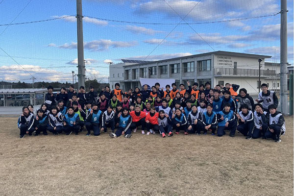 【活動報告】菅澤選手、水谷選手が福島でサッカー教室を実施