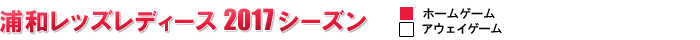 浦和レッズレディース 2017シーズン
