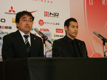高原直泰、加入記者会見