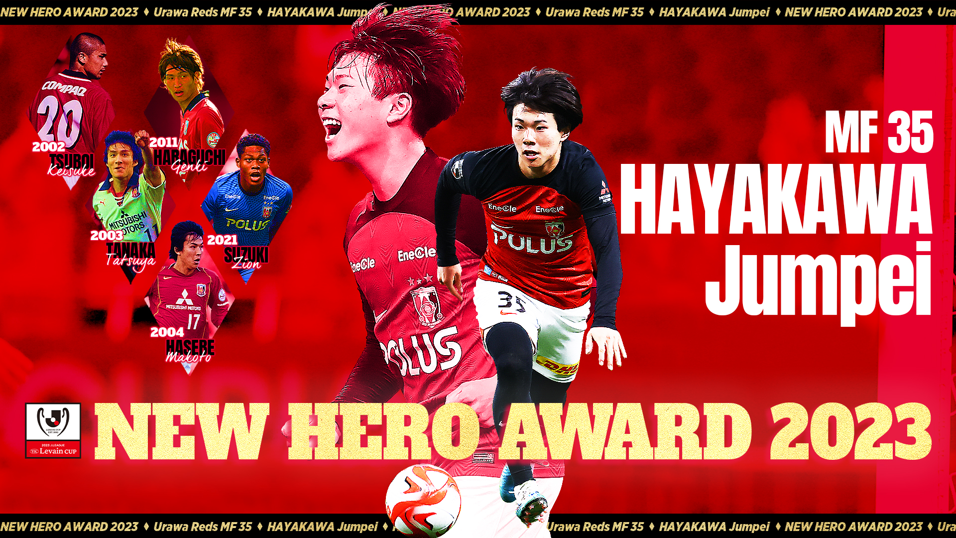 早川隼平 2023JリーグYBCルヴァンカップ ニューヒーロー賞を受賞