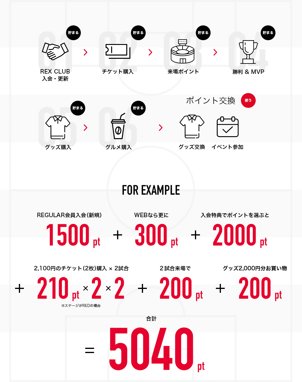 REX POINT の貯め方 & 使い方