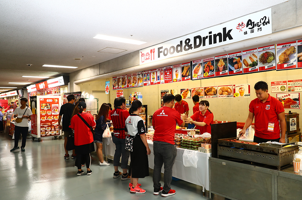 応援グッズ売店 飲食売店 初めて観戦ガイド Urawa Red Diamonds Official Website