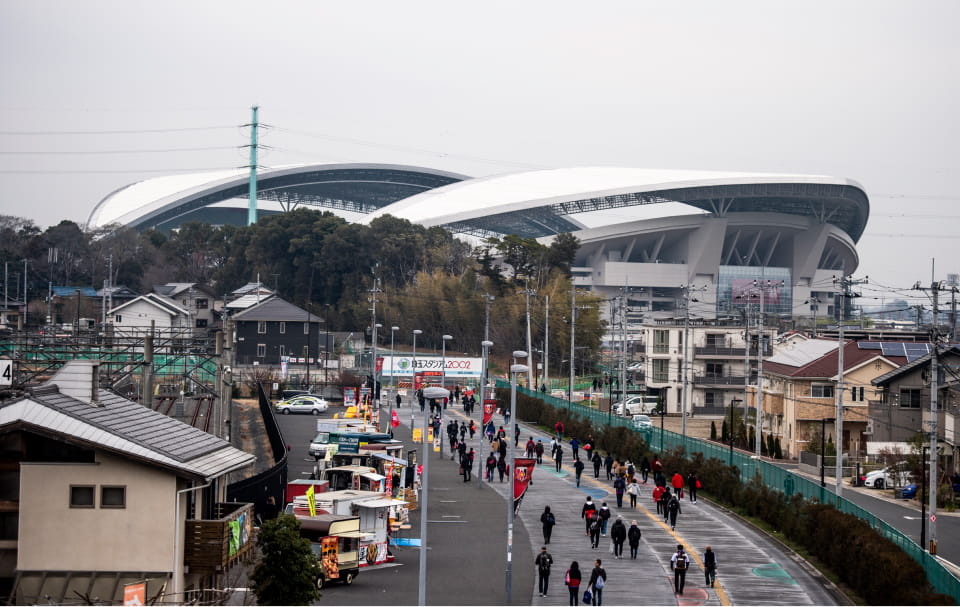 画像：埼玉スタジアムとその周辺