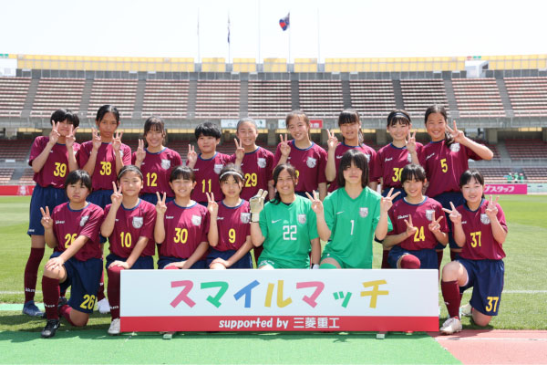 スマイルマッチ(県内女子小中学生による前座試合の開催)