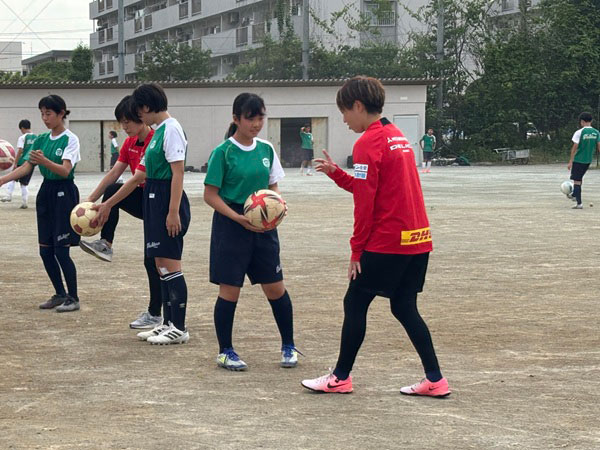 地域での各種サッカー教室への参加