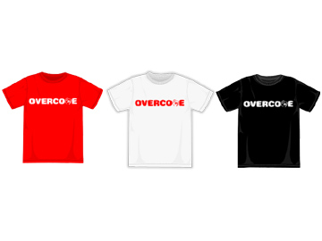 OVERCOMEチャリティTシャツ受注販売