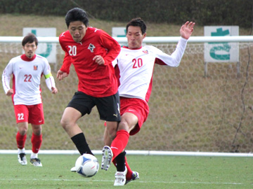 トレーニングマッチ vsロアッソ熊本