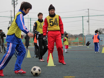 『東日本大震災の被災地支援活動サッカー教室』開催