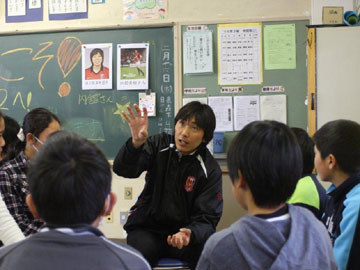 『未来くる先生』にレディース3選手が参加