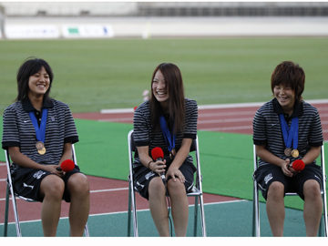 レディース、U-20女子ワールドカップ報告会