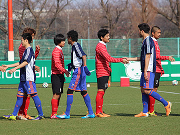 トレーニングマッチ vsアルビレックス新潟