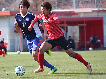 トレーニングマッチ vsアルビレックス新潟