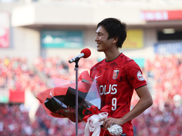 原口元気 激励セレモニー挨拶 Urawa Red Diamonds Official Website