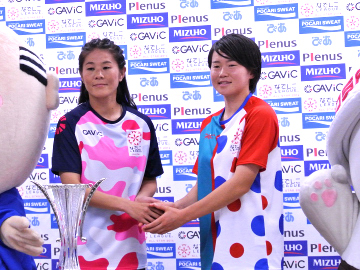 なでしこリーグオールスター2014 記者会見に後藤三知がキャプテンとして出席