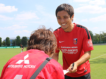 REX CLUB 会員対象『那須大亮の気合い注入体験』を実施 | URAWA RED