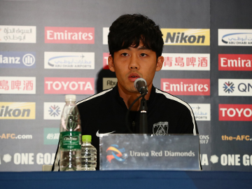 上海上港戦 試合前日公式会見に堀監督と遠藤が出席