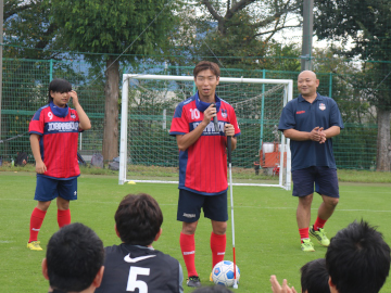 『ブラインドサッカー体験会2017』にトップチーム8選手が参加