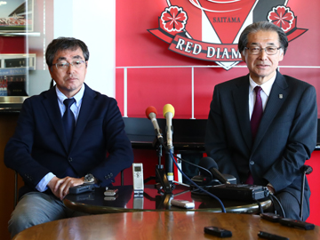 強化体制について 立花洋一副社長 中村修三gm Urawa Red Diamonds Official Website