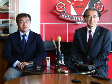 強化体制について 立花洋一副社長 中村修三gm Urawa Red Diamonds Official Website