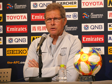 全北現代モータース戦 試合前日公式会見にオズワルド オリヴェイラ監督と柏木が出席