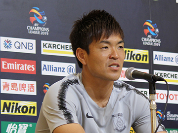蔚山現代戦 試合前日公式会見に大槻 毅監督と西川が出席
