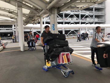 トップチームが広州から無事帰国