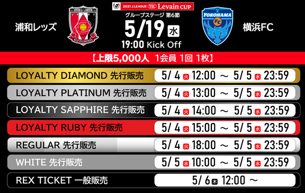 5 19 水 Vs 横浜fc ホームゲームチケット販売について クラブインフォメーション Urawa Red Diamonds Official Website 5 19 水 Vs 横浜fc ホームゲームチケット販売について クラブインフォメーション Urawa Red Diamonds Official Website