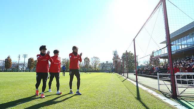 Rex Club 12 7 火 トップチーム練習見学について 事前抽選制 Urawa Red Diamonds Official Website