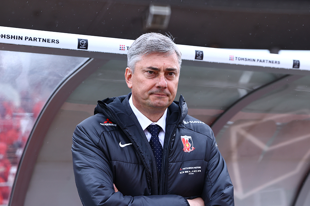 Coach Maciej Skorza press conference after the match against Niigata