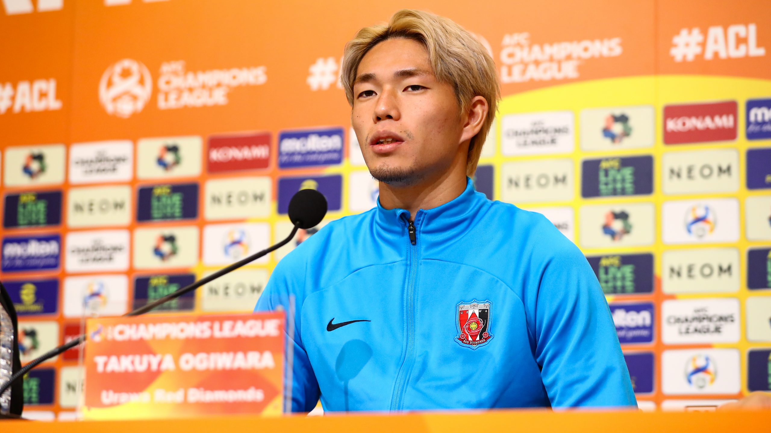 ACL Group Stage MD3 Match against Pohang Steelers Manager Maciej Skorza and Takuya Ogiwara attend the official press conference the day before the match