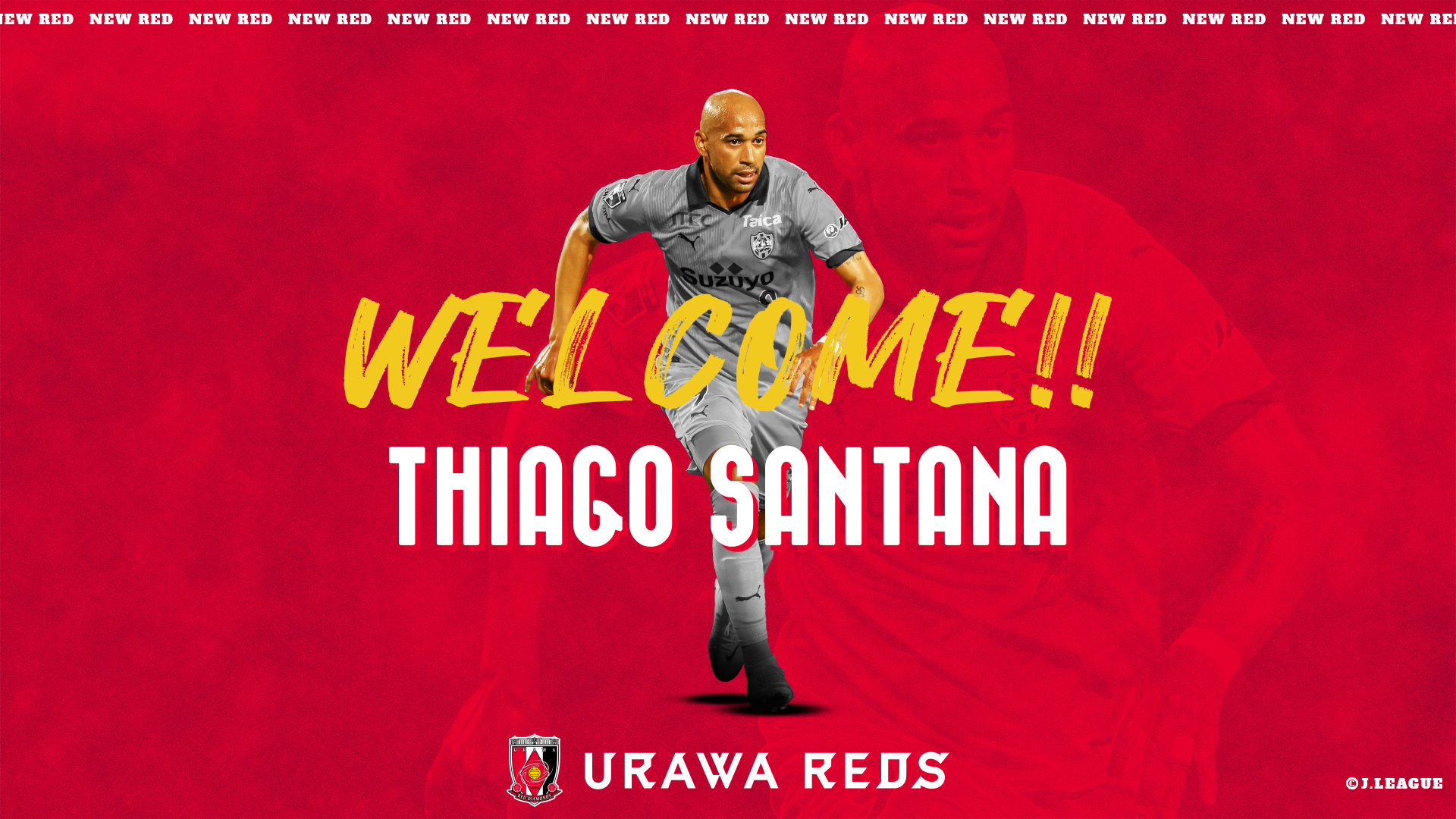 Announcement of permanent transfer of Thiago Santana