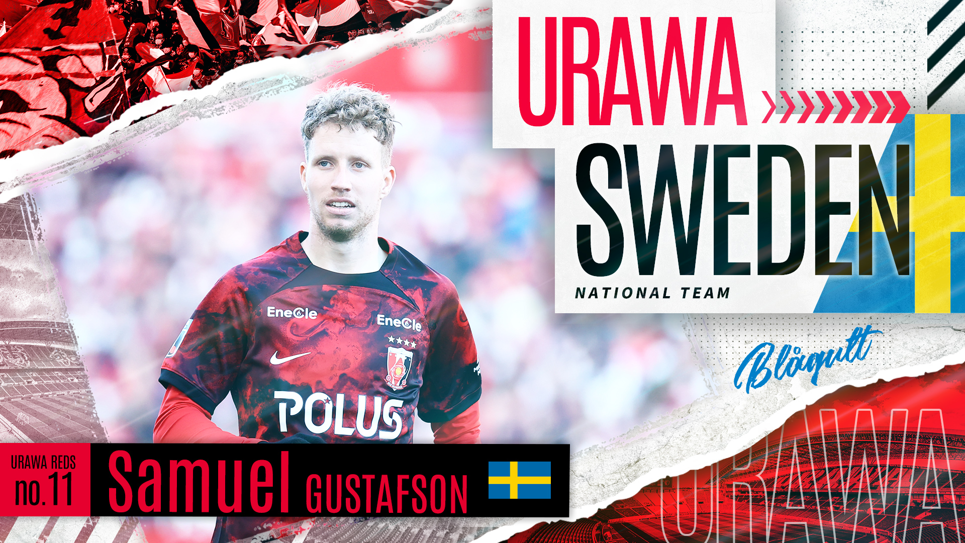 Announcement of selection of Samuel Gustafson to represent Sweden