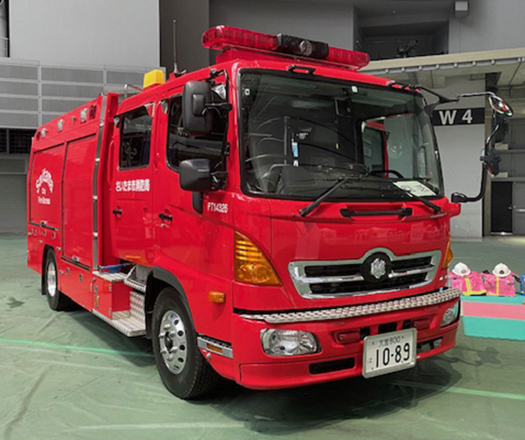 水槽付消防ポンプ自動車