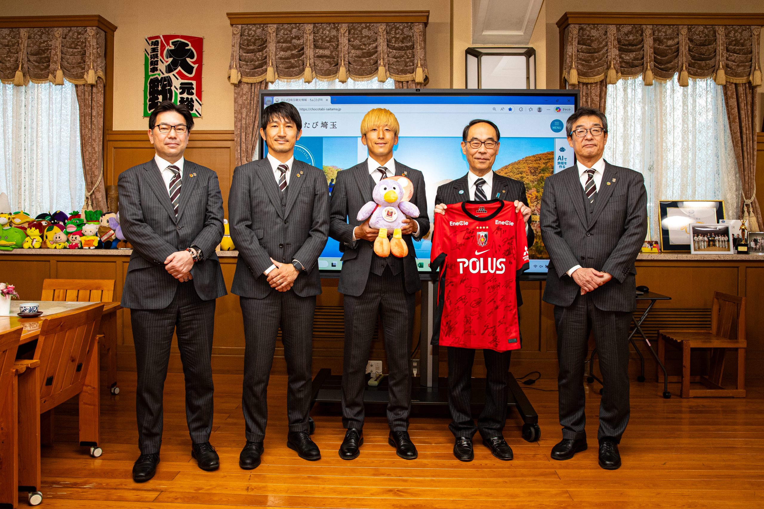 2026シーズン開幕に向けて、埼玉県庁と埼玉県議会を表敬訪問