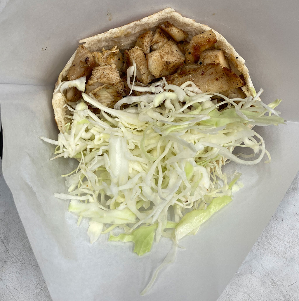 ペルシアン『埼玉県産キャベツを使ったチキンケバブ』