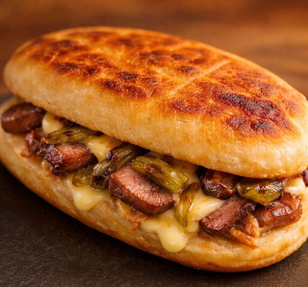 U&DINER's『グリーンオニオンメルトサンド』