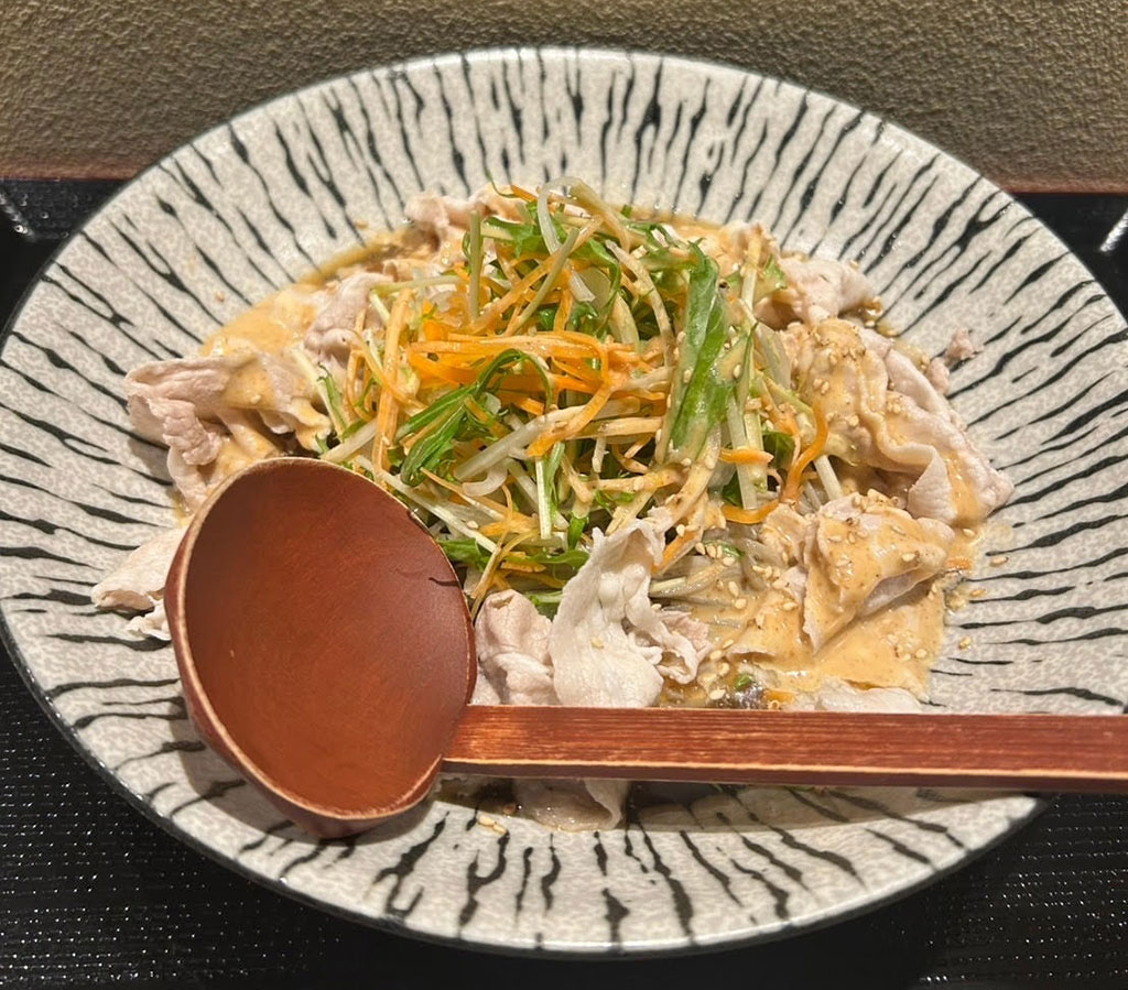 小川庵『豚しゃぶそば』