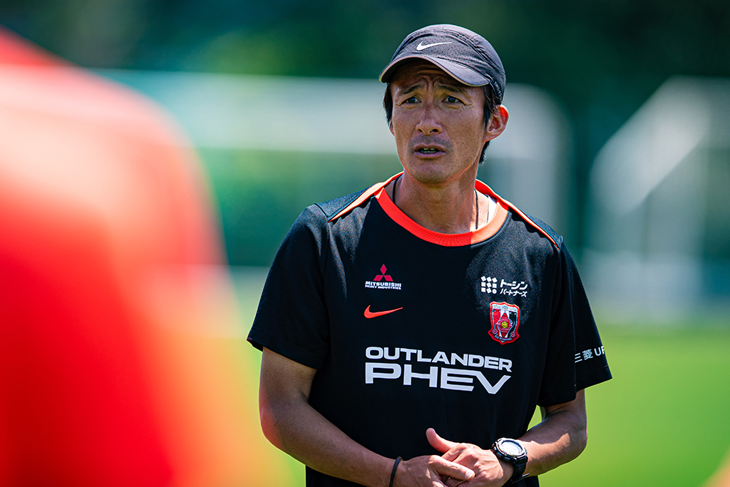 「トレーニングでチーム全体としてどのように競争していくかを、常に伝えている」田中達也監督(定例会見5/20)